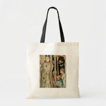 The Funeral Of St. Martin Details: Singing Monk Tote Bags