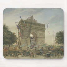 The Funeral of Victor Hugo  1885 Mouse Pads