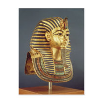 The funerary mask of Tutankhamun postcards