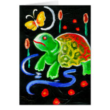 The Funky Turtle Greeting Cards