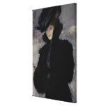 The Fur Coat Stretched Canvas Prints