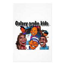 The Galaxy Probe Kids Customized Stationery