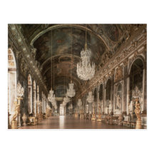 The Galerie des Glaces  1678-84 Postcard