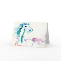 The Galloping Horse Greeting and Note Cards