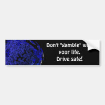 The gamblers Dice gifts Bumper Stickers
