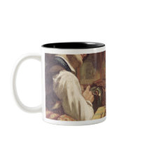 The Game of Draughts, 1844 Coffee Mug