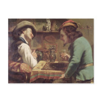 The Game of Draughts, 1844 Post Cards