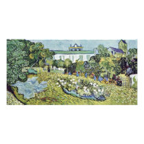 The Garden Daubigny By Vincent Van Gogh Customized Photo Card