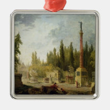 The Garden of the Musee des Monuments Francais Christmas Tree Ornaments