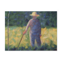 The Gardener - Georges Seurat Post Card