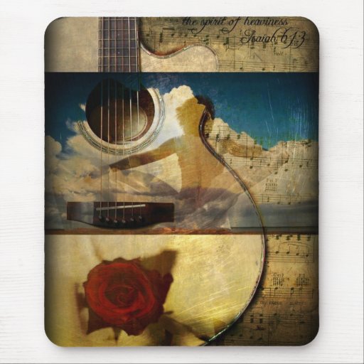 The Garment of Praise (Guitar Mousepad)