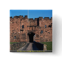 The Gate House, Carlisle Castle, Cumbria, U.K. Pinback Button