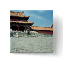 The Gate of Supreme Harmony  Ming Dynasty, 1420 Pinback Buttons