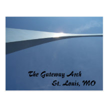 The Gateway Arch in St. Louis, MO Postcard