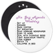 The gay [weekday] agenda pins