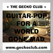 The Gecko Club: POSTER 1