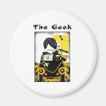 The Geek 2 Fridge Magnets