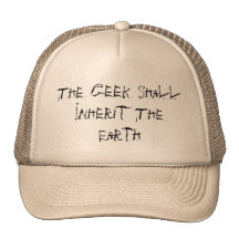 The Geek Shall Inherit The Earth Mesh Hat