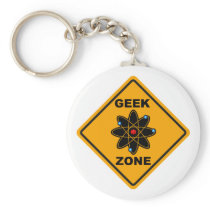 The Geek Zone Sign Keychains