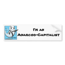 The Ghost Anarcho Bumper Sticker