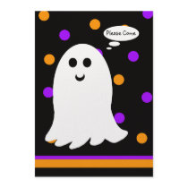 The Ghost of Halloween Birthday Party Invitation