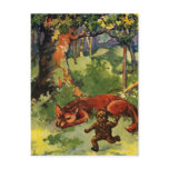 The Gingerbread Boy & the Fox Postcard