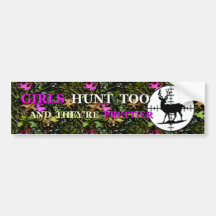 The Girl Hunter II Bumper Sticker
