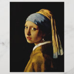 The Girl with a Turban/Girl with the Pearl Earring Flyer