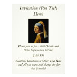 The Girl with a Turban/Girl with the Pearl Earring Personalized Invites