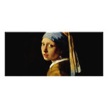 The Girl with a Turban/Girl with the Pearl Earring Rack Card Template