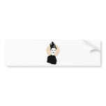 The Girl with Coral Hair bumper stickers