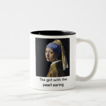 The girl with pearl earing koffie mok