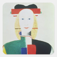 The Girl with the Hat Sticker