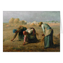 The Gleaners, 1857 Greeting Cards