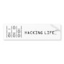 The Glider : Hacker Emblem Bumper Sticker