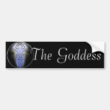 The Goddess Bumper Sticker