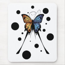The Goddess Of Butterfly Mouse Pads