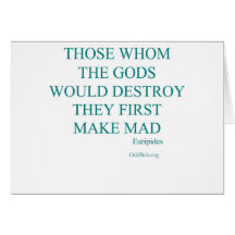 The Gods Greeting Card