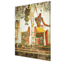 The Gods Osiris and Atum, from Tomb of Gallery Wrap Canvas