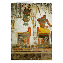 The Gods Osiris and Atum, from Tomb of Cards