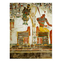 The Gods Osiris and Atum, from Tomb of postcards