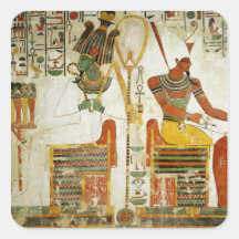 The Gods Osiris and Atum, from Tomb of Sticker