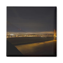 The Golden Gate Bridge from the Marin 2 Refrigerator Magnets
