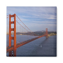 The Golden Gate Bridge from the Marin Refrigerator Magnets