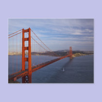 The Golden Gate Bridge from the Marin postcards