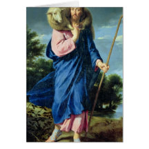 The Good Shepherd, c.1650-60 Greeting Cards