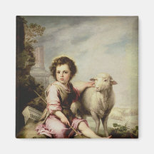 The Good Shepherd, c.1650 Refrigerator Magnets