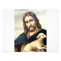 THE GOOD SHEPHERD c. 1900 Invitation