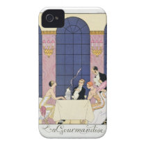 The Gourmands, 1920-30 (pochoir print) casemate cases
