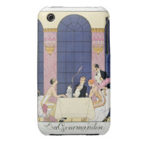 The Gourmands, 1920-30 (pochoir print) casemate cases
